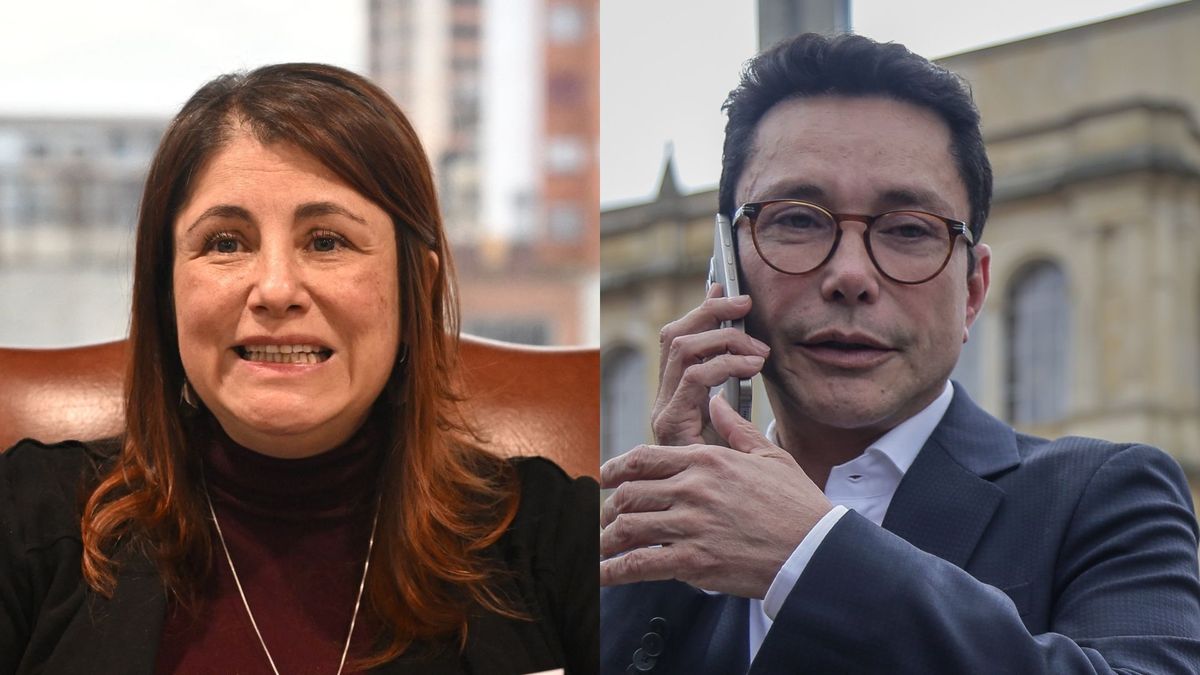 Iris Marín y Carlos Caicedo