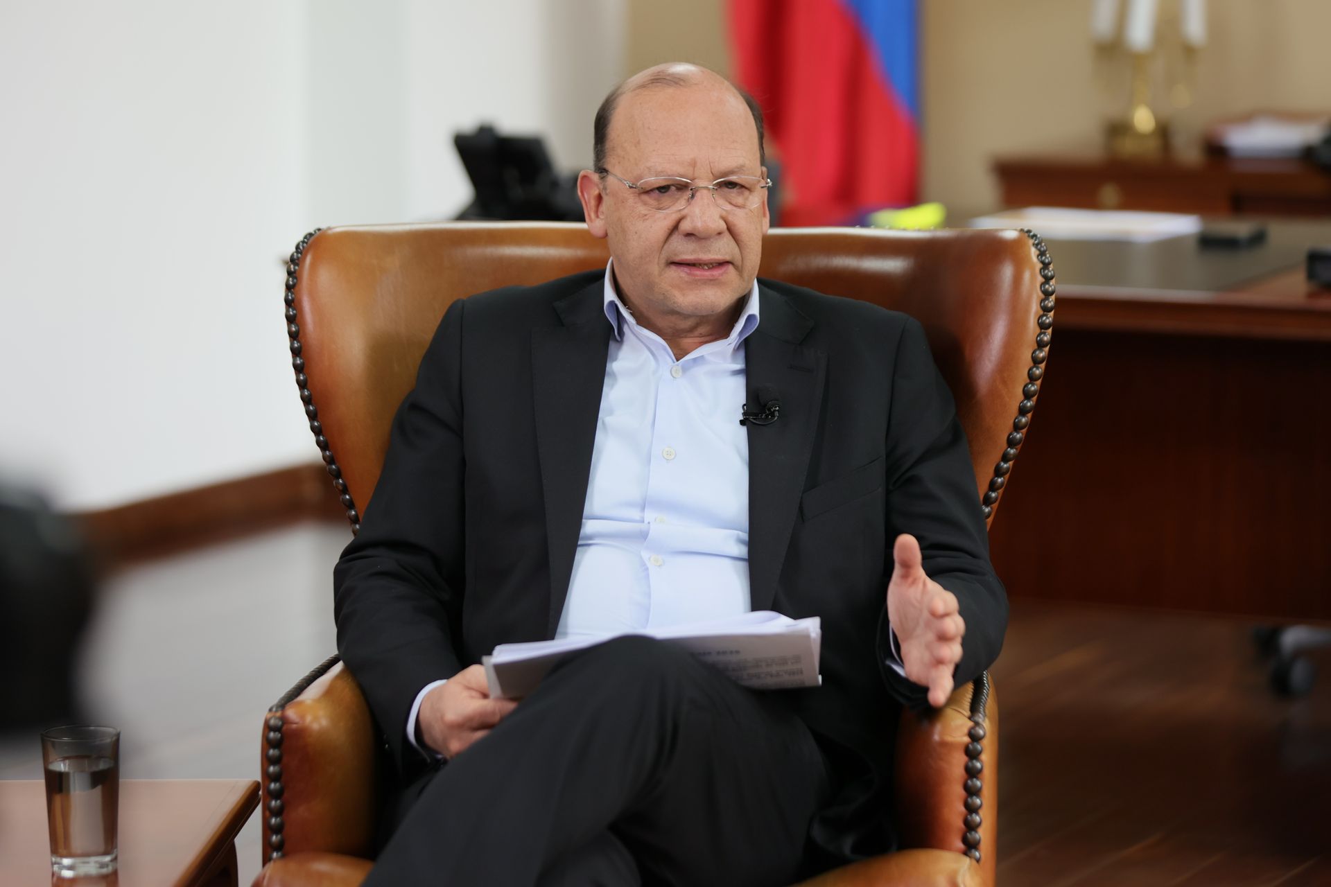 Ministro de Hacienda, Germán Ávila. 