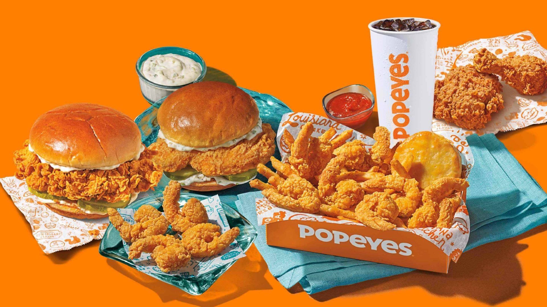 Restaurante Popeyes es reconocido por sus recetas de pollo frito.