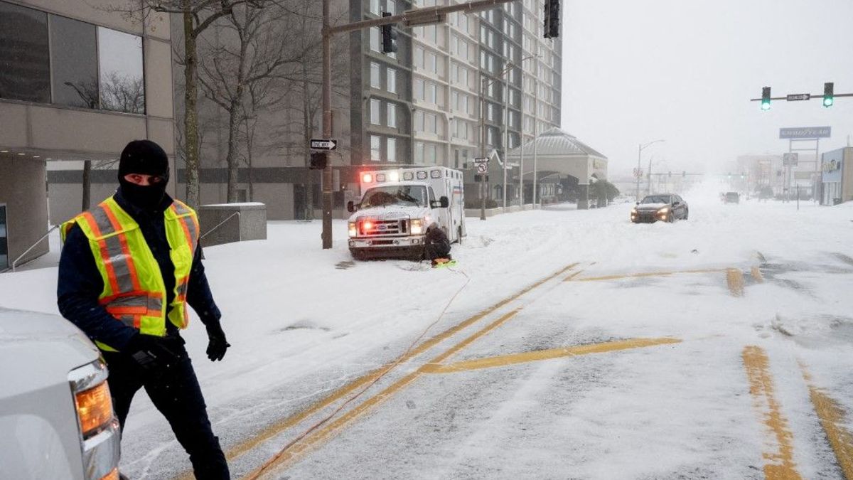 Tormenta invernal en Estados Unidos