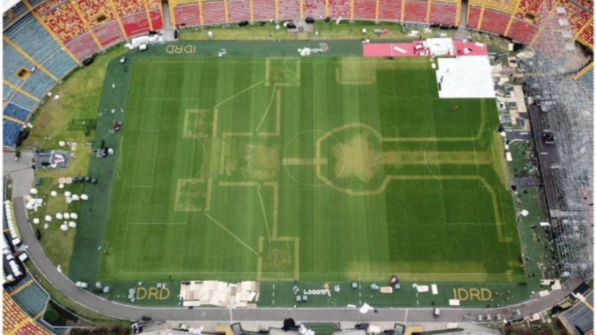 Estado del Estadio Nemesio Camacho El Campín luego de conciertos de Karol G