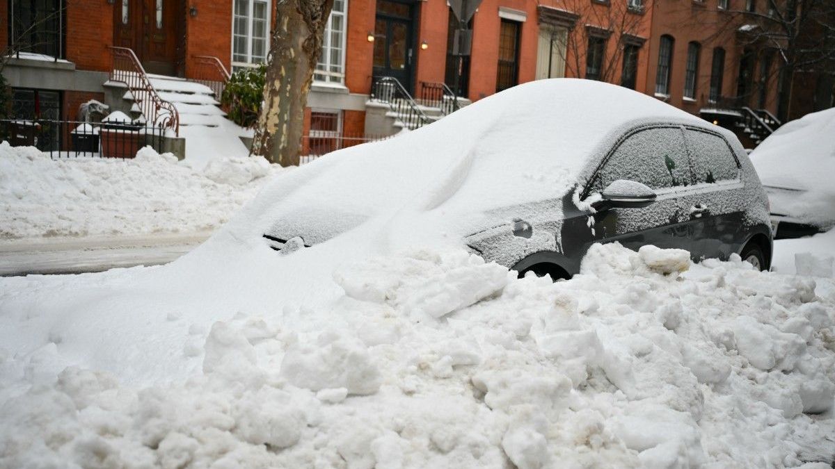 Nueva York, tormenta invernal