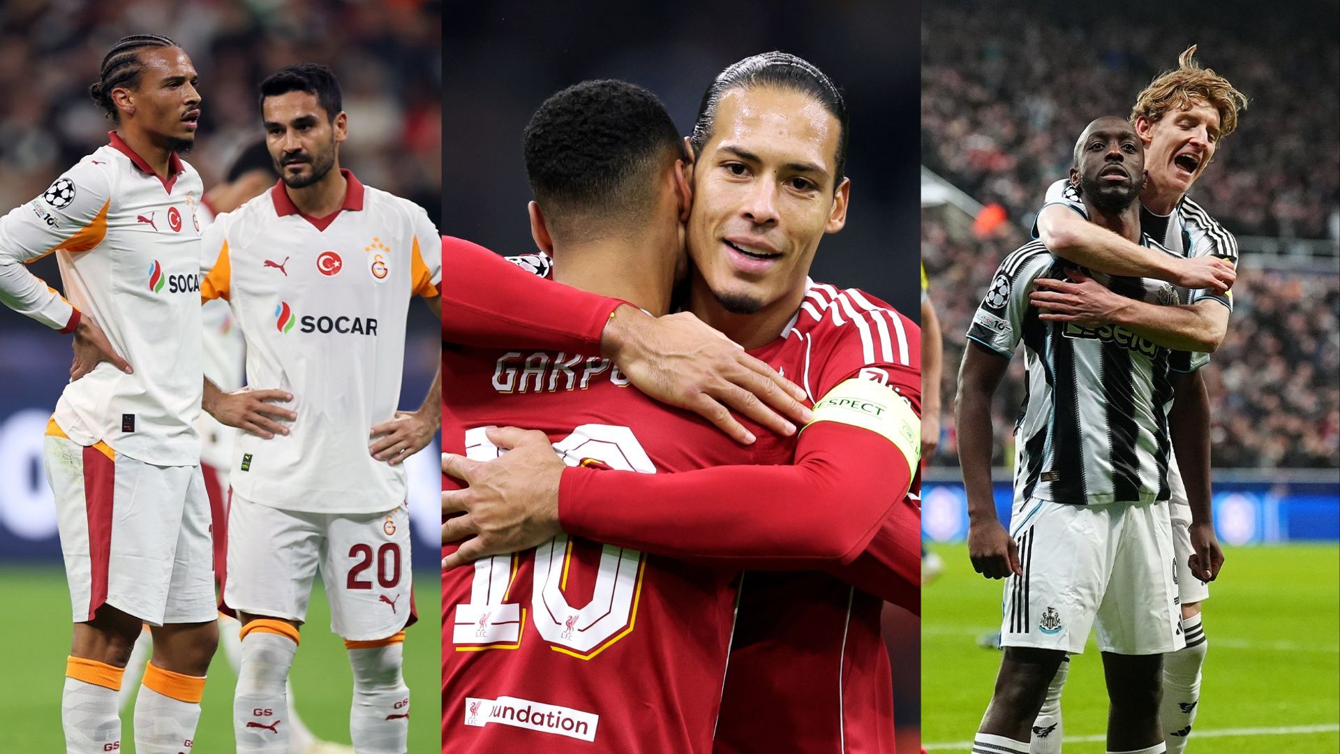 Galatasaray, Liverpool, Juventus