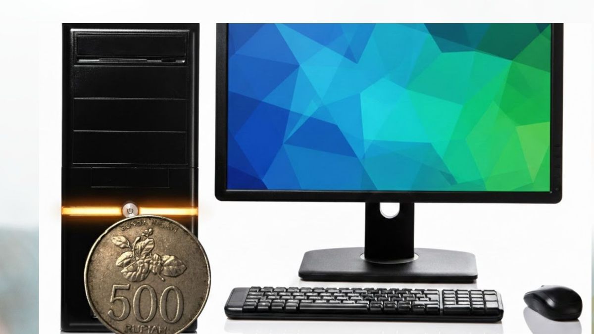 La PC tragamonedas solo permite encender el equipo después de introducir una moneda específica.