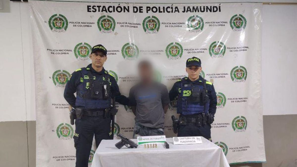 Autoridades capturan a alias 'El Mocho', vinculado al asesinato de un policía en Jamundí (Valle).
