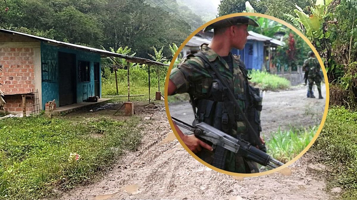 Conflicto en zona rural de Nariño, combates contra grupos armados ilegales.