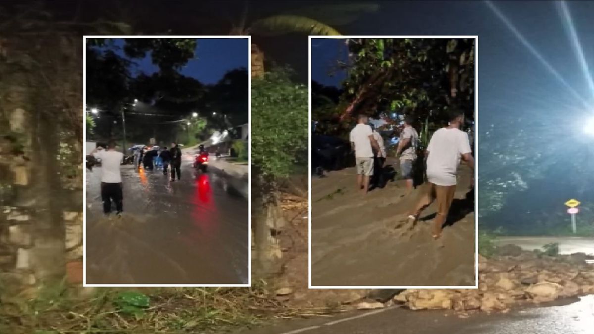Lluvias intensas generaron afectaciones.