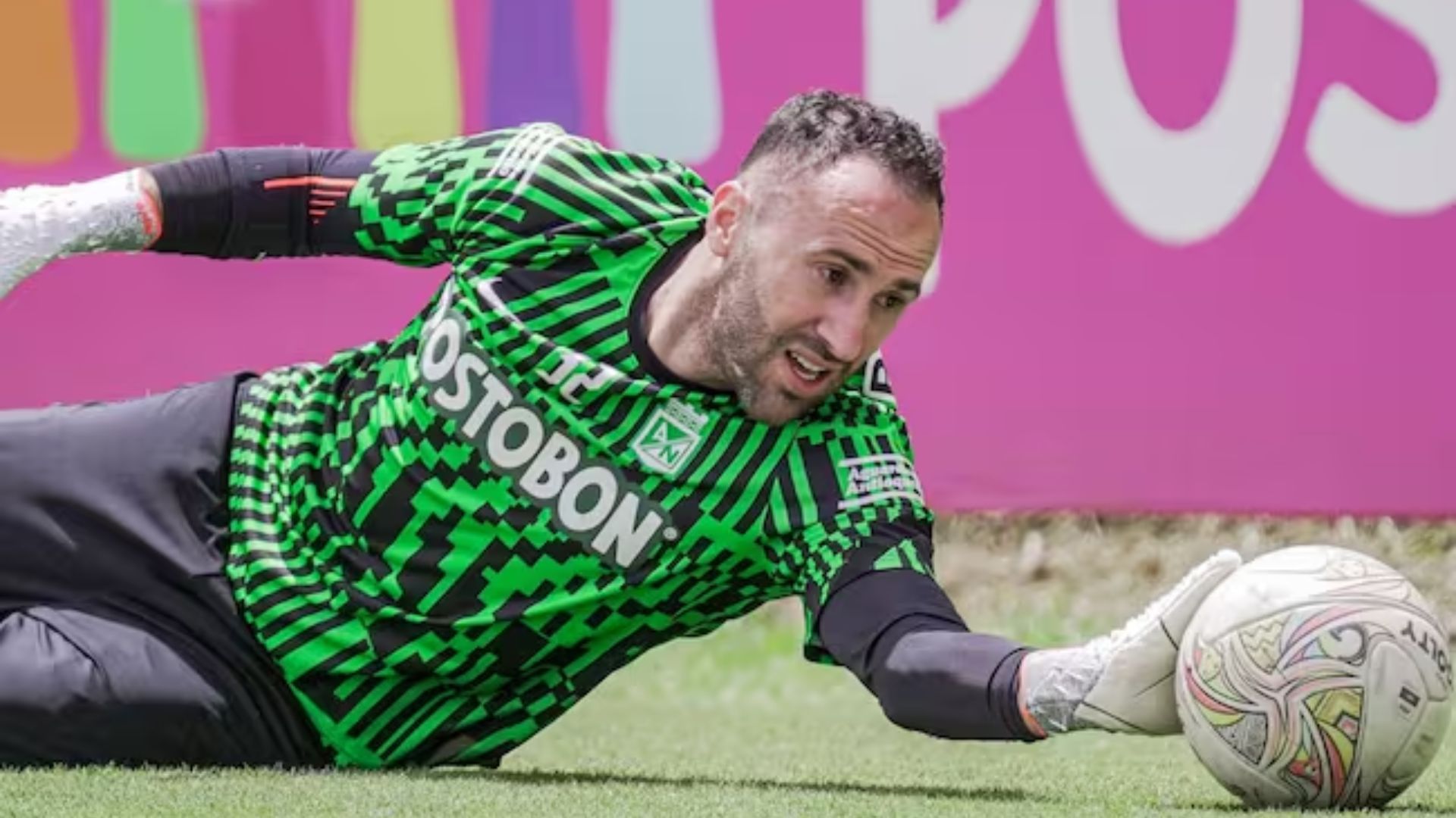 David Ospina, entrenando en su actual equipo, Atlético Nacional