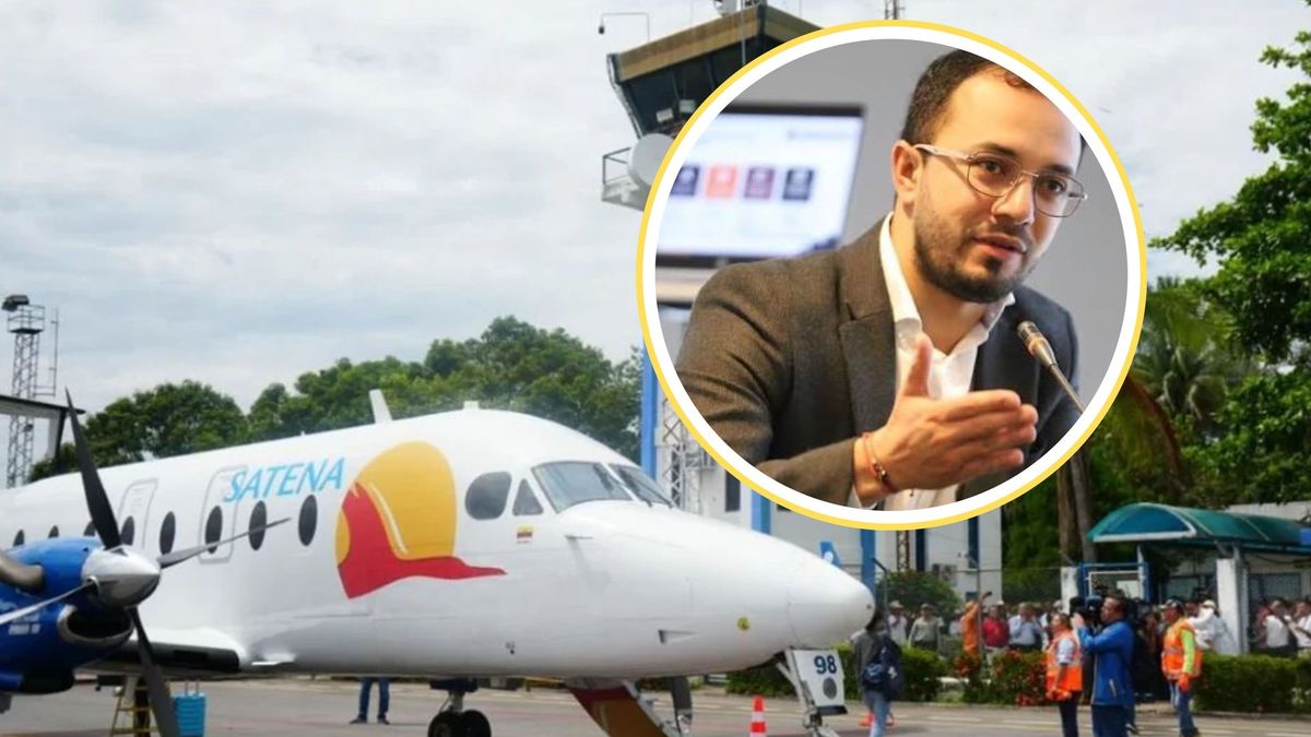 Avioneta de Satena