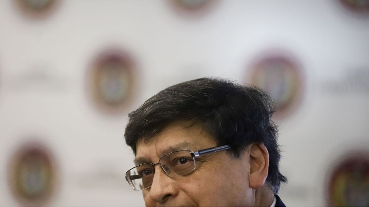 Jorge Enrique Ibáñez, presidente saliente de la Corte Constitucional