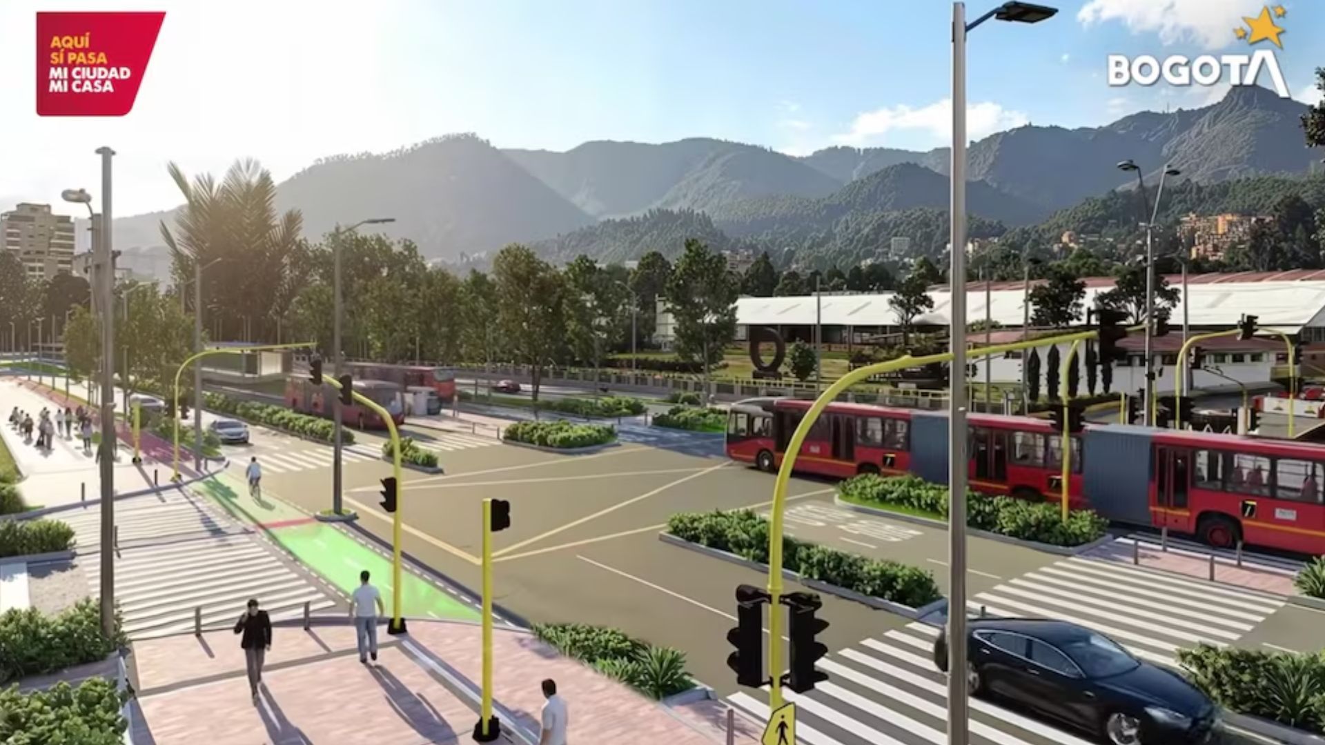 El proyecto también contempla más de 380.000 metros cuadrados de espacio público.