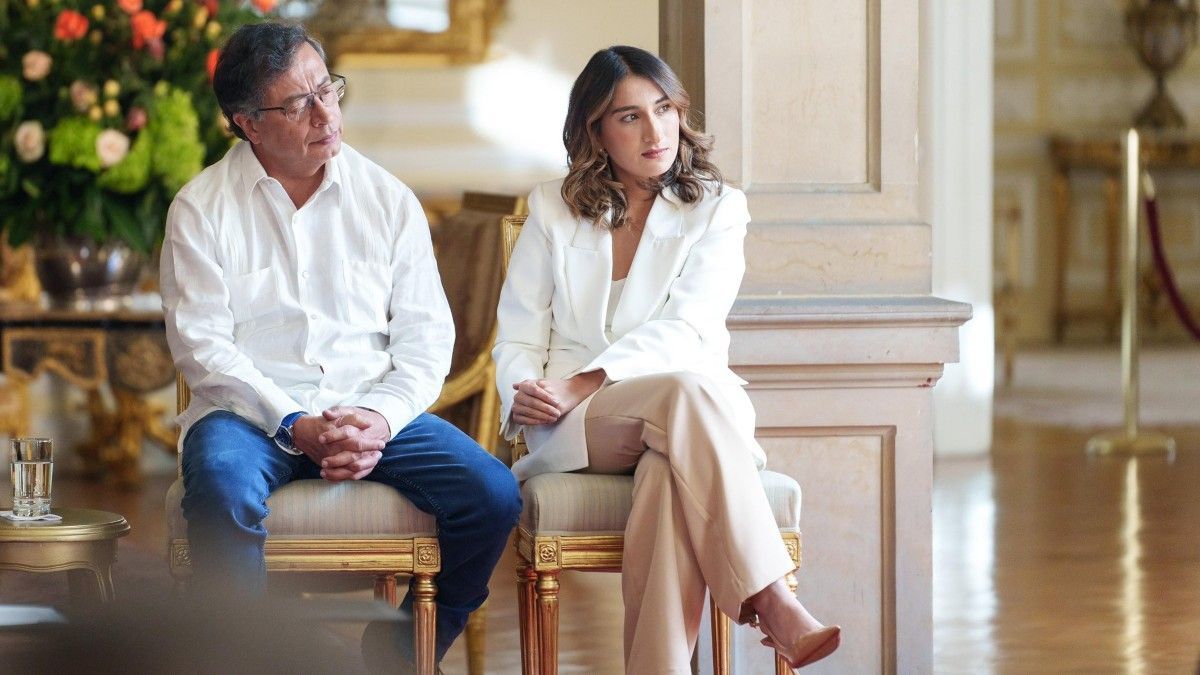 Laura Sarabia, el día de su posesión como canciller