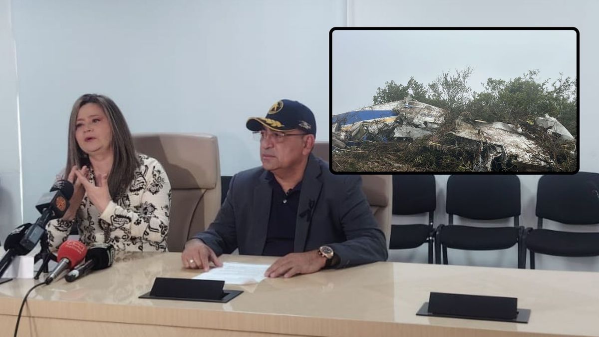 Ministra del Transporte, María Fernanda Rojas | Avión de Satena accidentado en Norte de Santander.