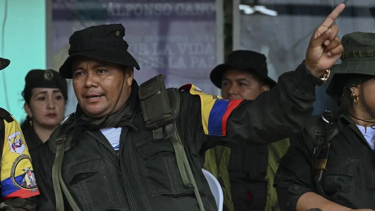 Alias Calarcá, jefes de las disidencias de las Farc.