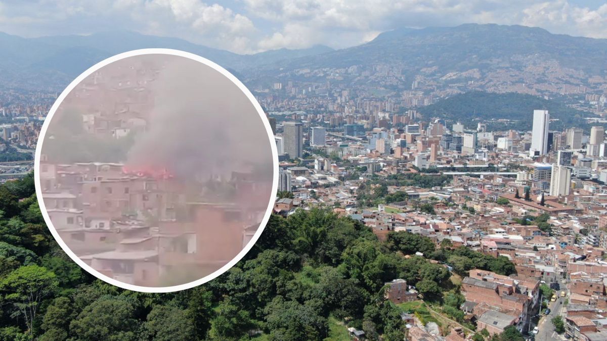 Las primeras imágenes muestran una vivienda comprometida.