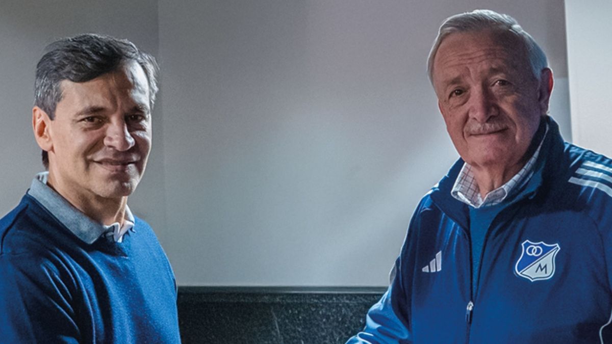 Fabián Bustos ya firmó su contrato como nuevo entrenador de Millonarios