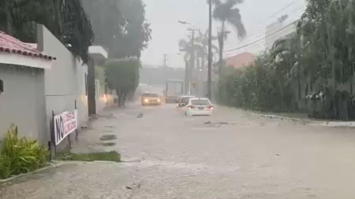 Zona residencial de Villa Campestre completamente inundada.