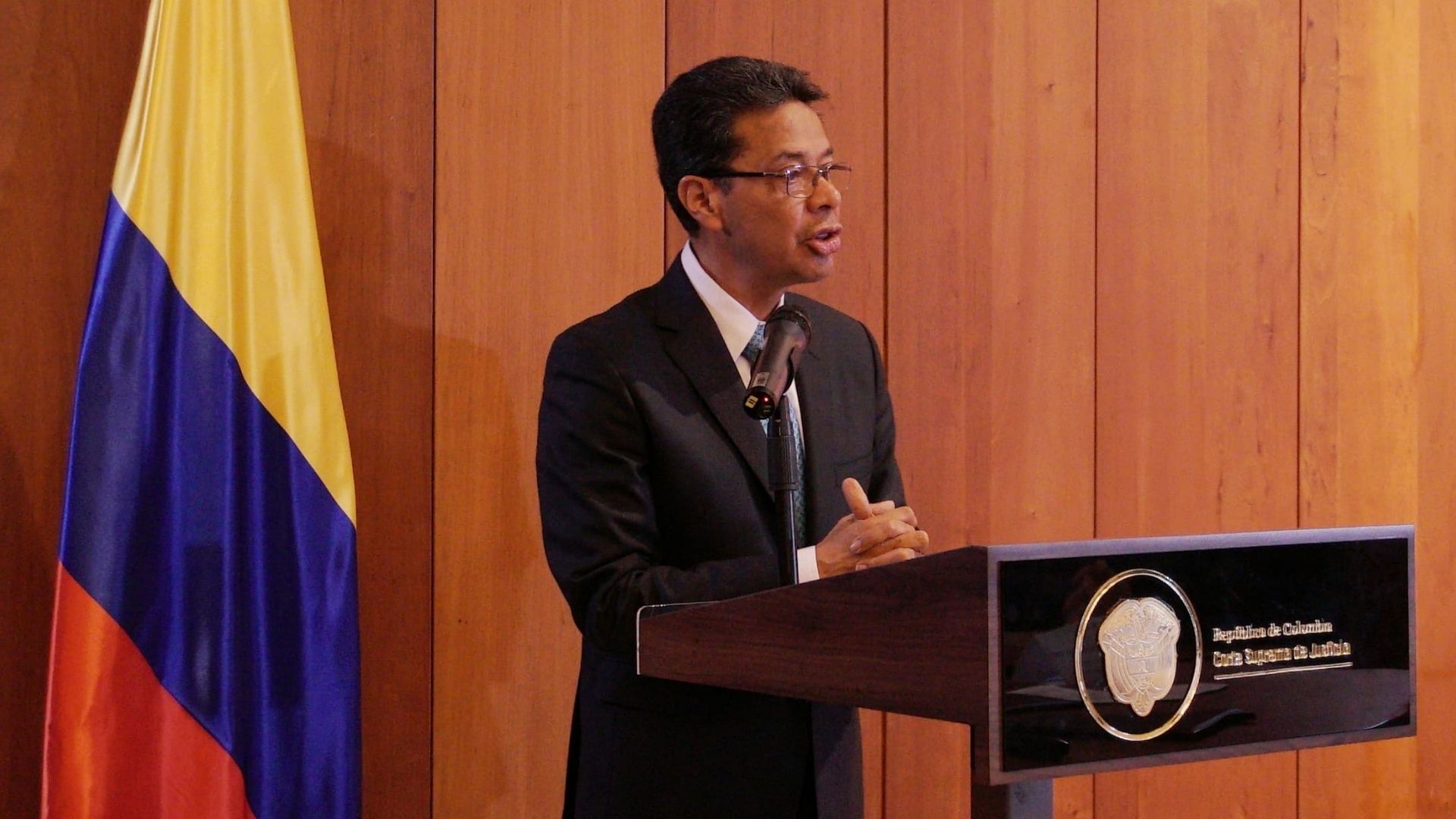 El magistrado José Joaquín Urbano, de la Corte Suprema de Justicia, en diciembre de 2024 fue el primero en la historia en posesionarse ante el alto tribunal y no ante el presidente de turno.