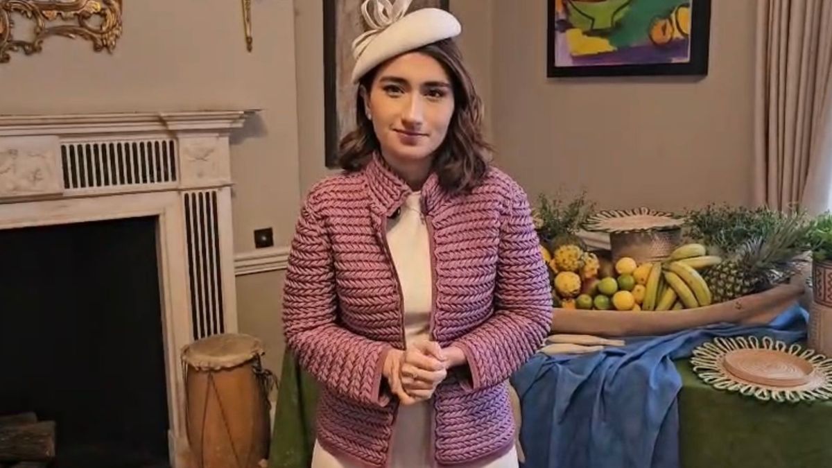 Luara Rey Laura Sarabia presentó sus cartas credenciales ante el Rey Carlos III ...