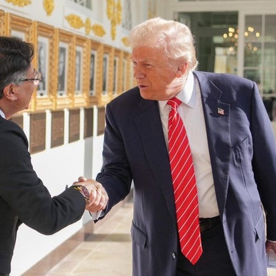 En vivo | Primer encuentro entre Donald Trump y Gustavo Petro en la ...
