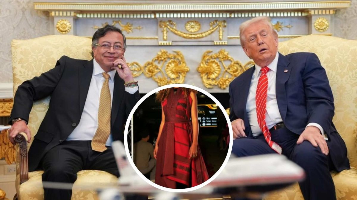 Melania Trump recibió de regalo un vestido diseñado por colombiana