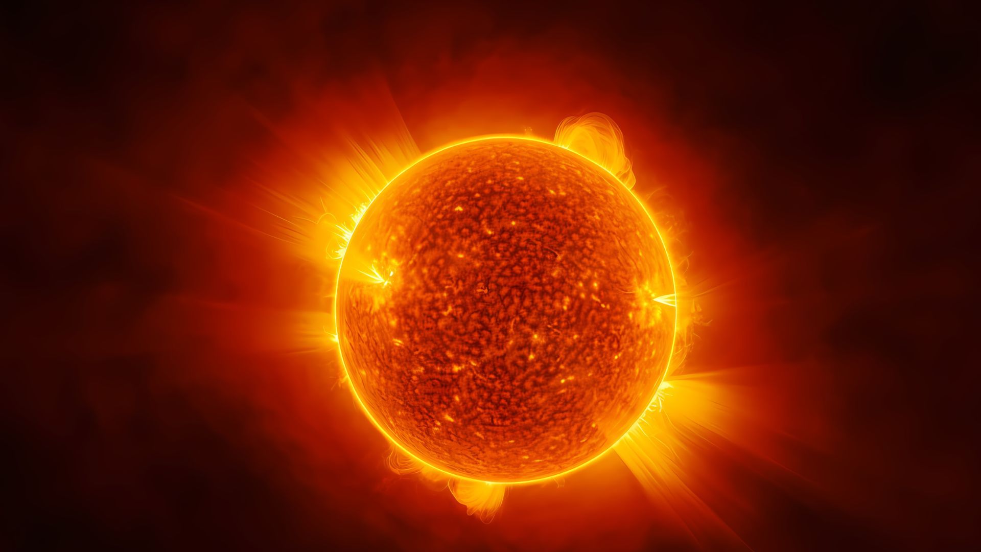 La tierra está a tan solo ocho minutos luz de distancia del sol.