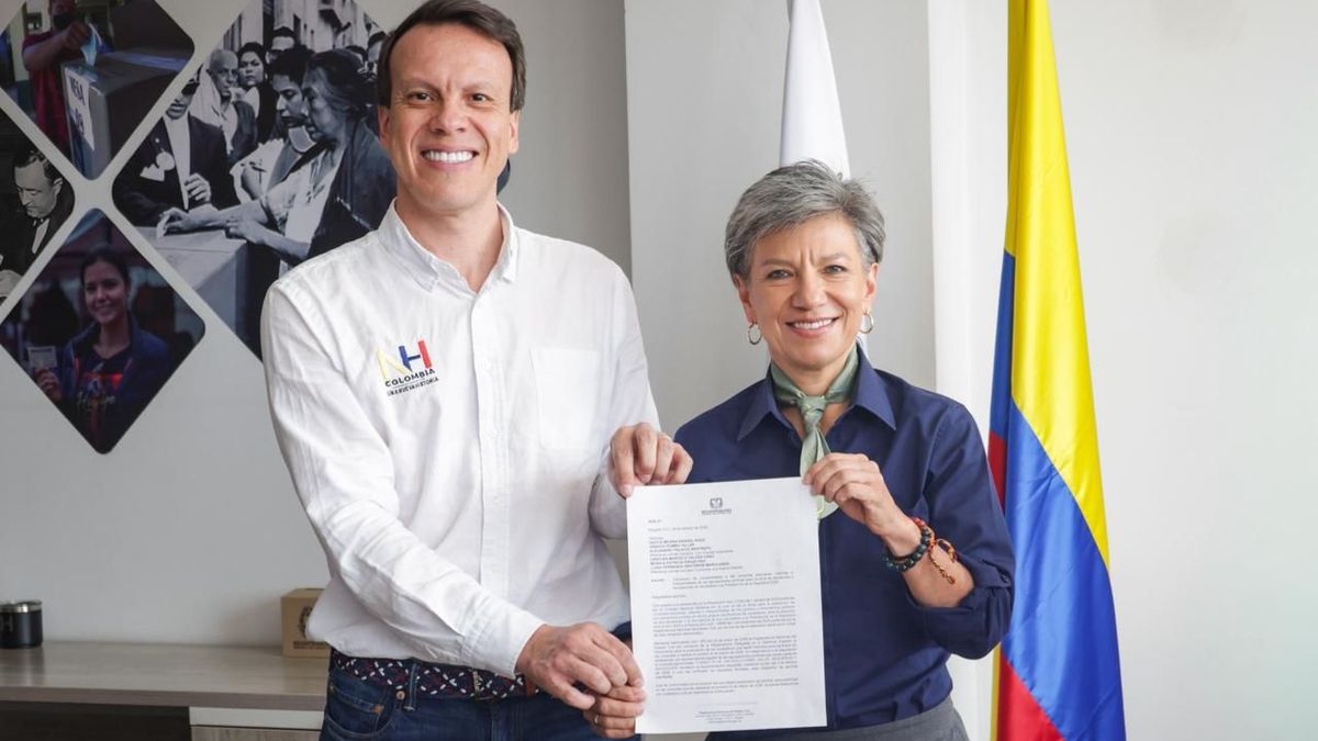 Claudia López y Leonardo Huerta.