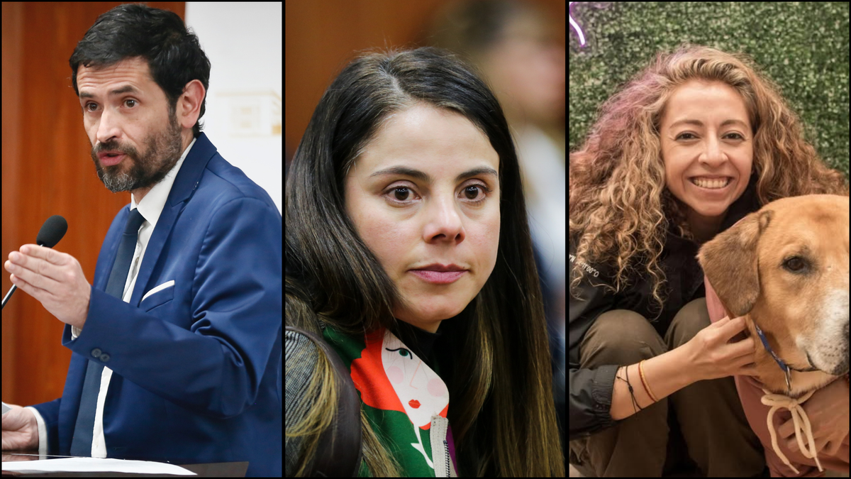 Natalia Goyeneche, Esmeralda Hernández y Juan Carlos Lozada