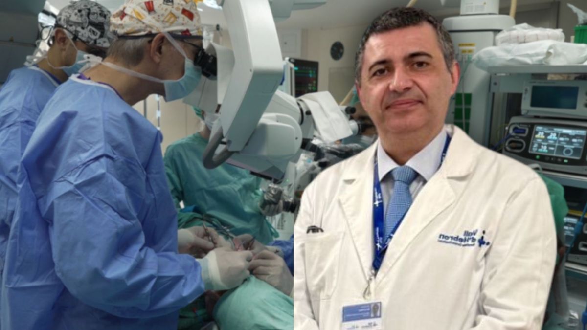 El médico explicó detalles del proceso quirúrgicos.