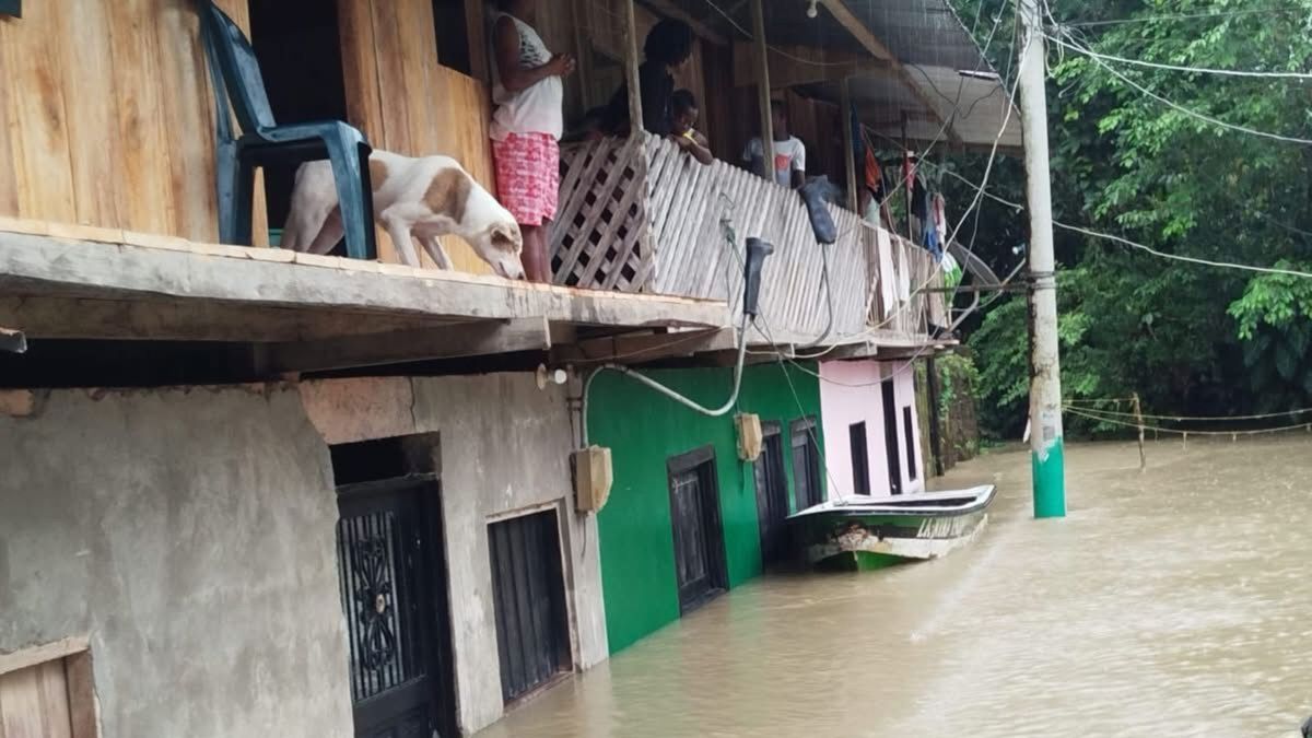 Afectaciones por lluvias en Chocó