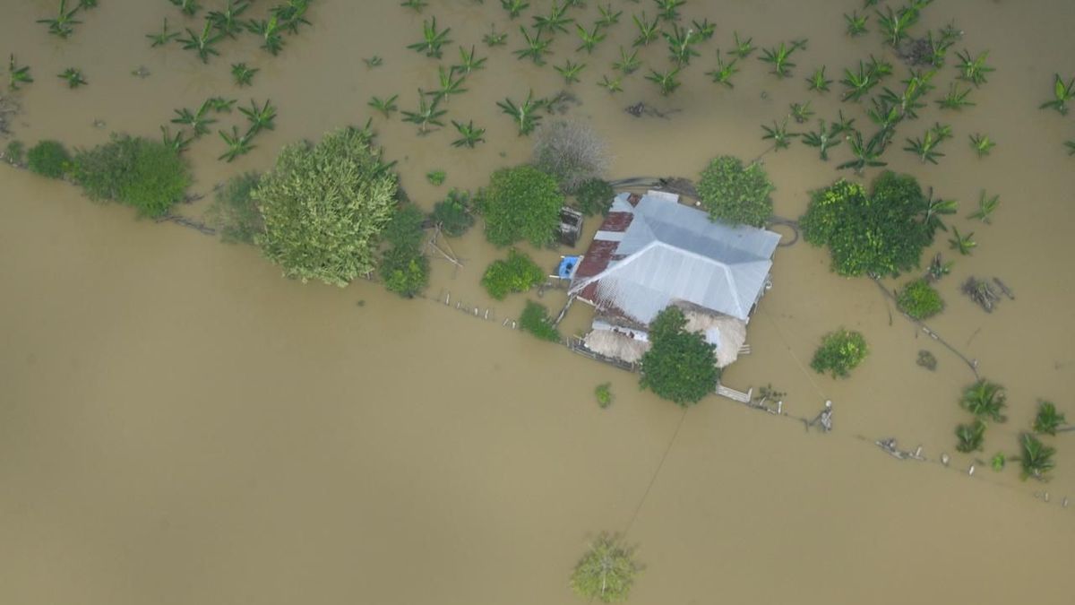 Afectaciones por el frente frío.