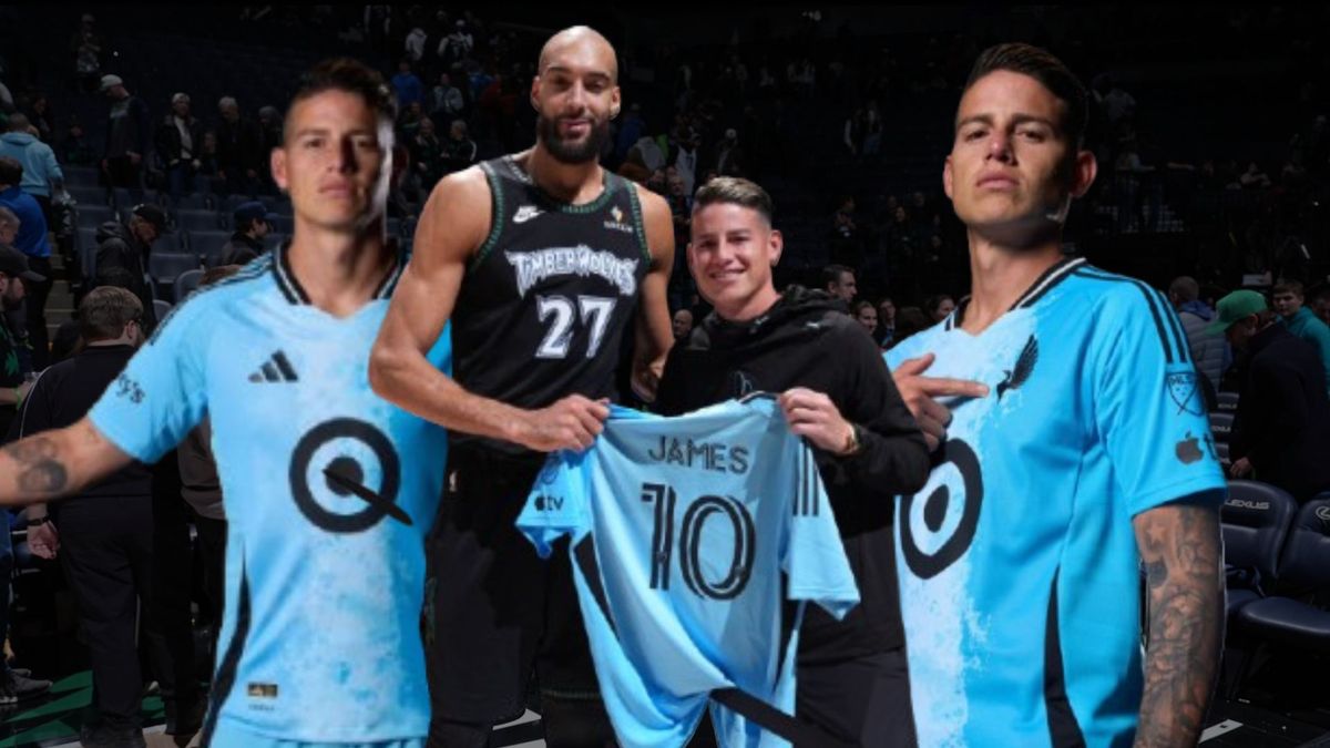 james rodriguez ovacionado en partido de nba asi reacciono minneapolis