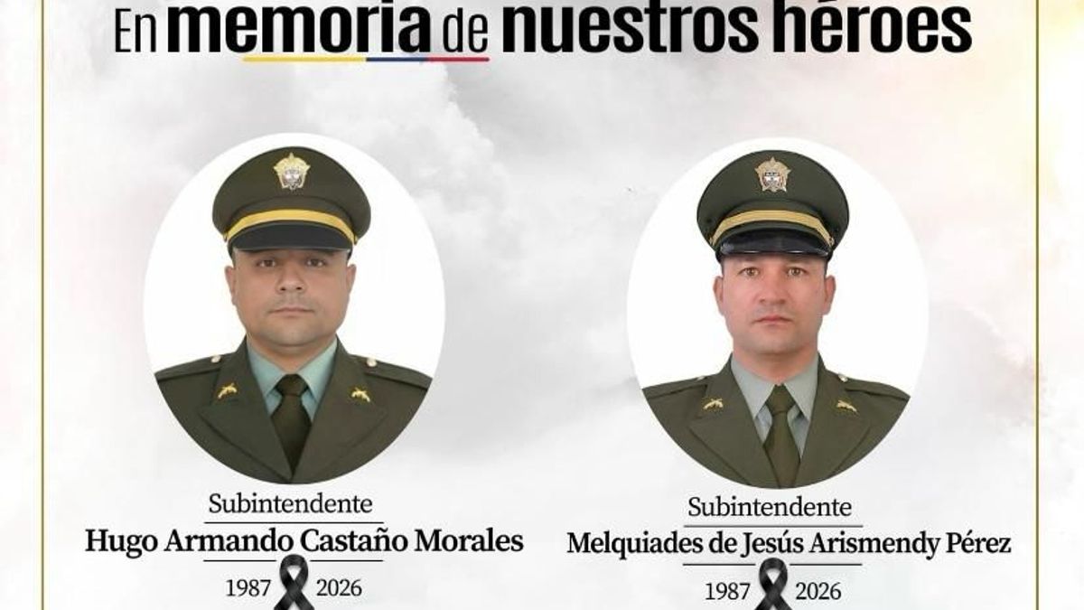 Policías asesinados en Anorí