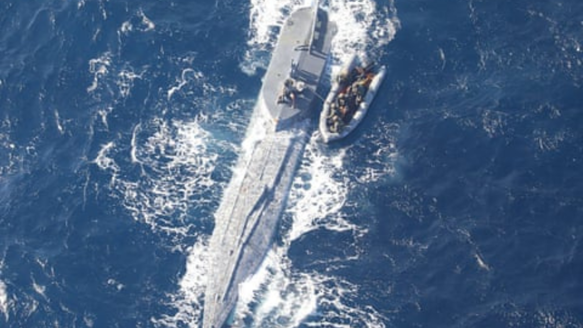 Narcosubmarino incautado por Colombia y Estados Unidos