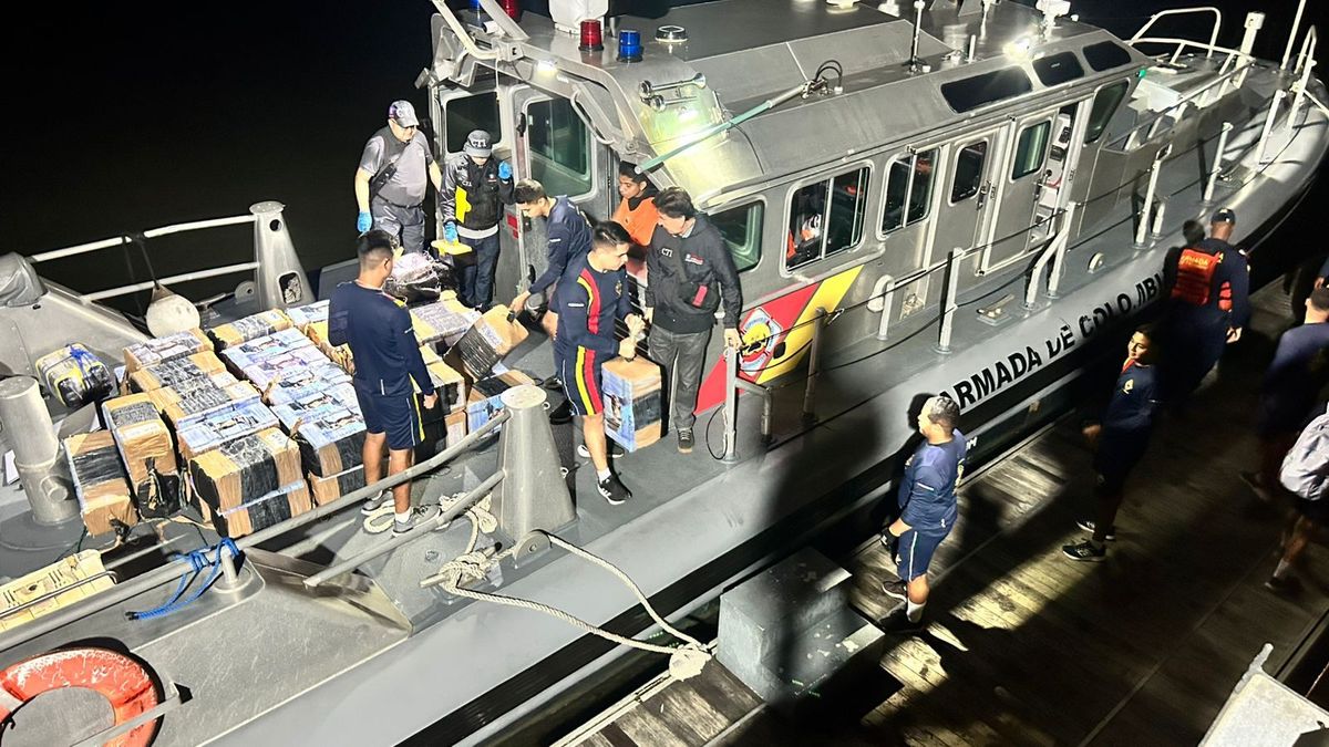Armanda nacional incautó más de una tonelada de cocaína en el pacifico nariñense