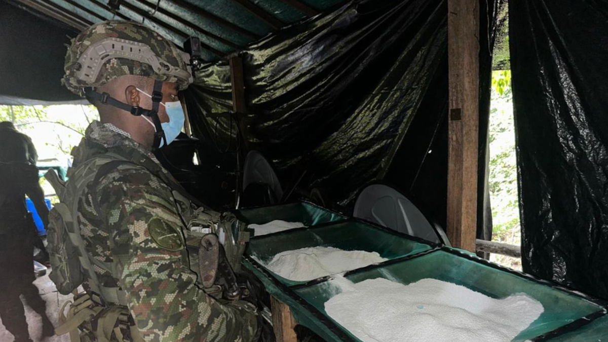 Operaciones militares del Ejército contra el narcotráfico en Antioquia