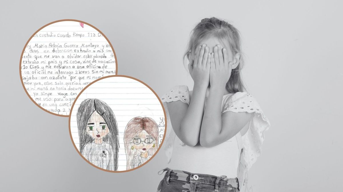 ice periodista cuenta como publico carta de ninos detenidos