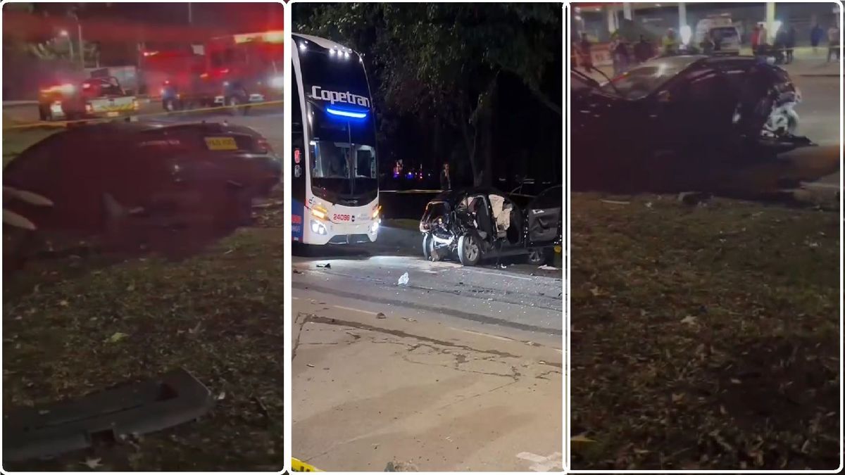 Accidente fatal en el norte de Bogotá.