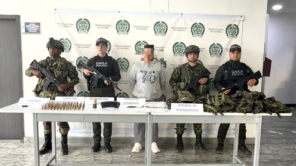 Fue capturada una mujer conocida como alias “la Gorda”, señalada de integrar las redes de apoyo al terrorismo del grupo armado organizado residual Frente 57 Yaír Bermúdez