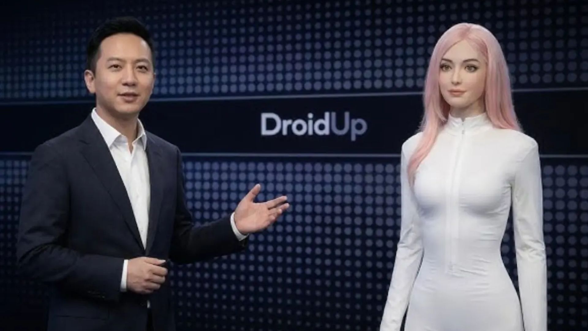 El robot fue presentado en Shanghái y generó viralidad tras difundirse videos de sus gestos faciales.