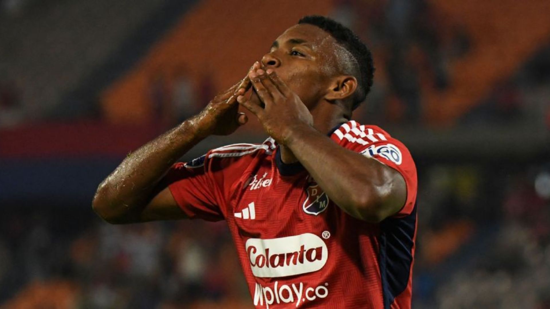 Brayan León, en su momento, como jugador del Independiente Medellín