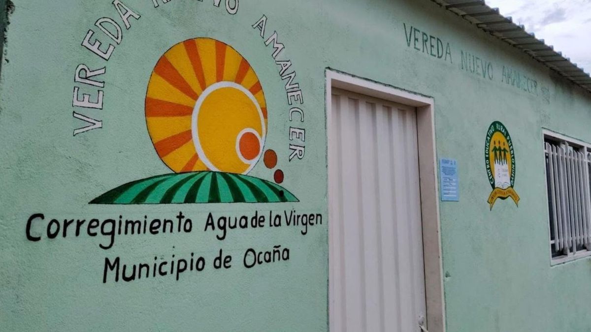 Comunidad del sector de Agua de la Virgen en Ocaña, Norte de Santander.
