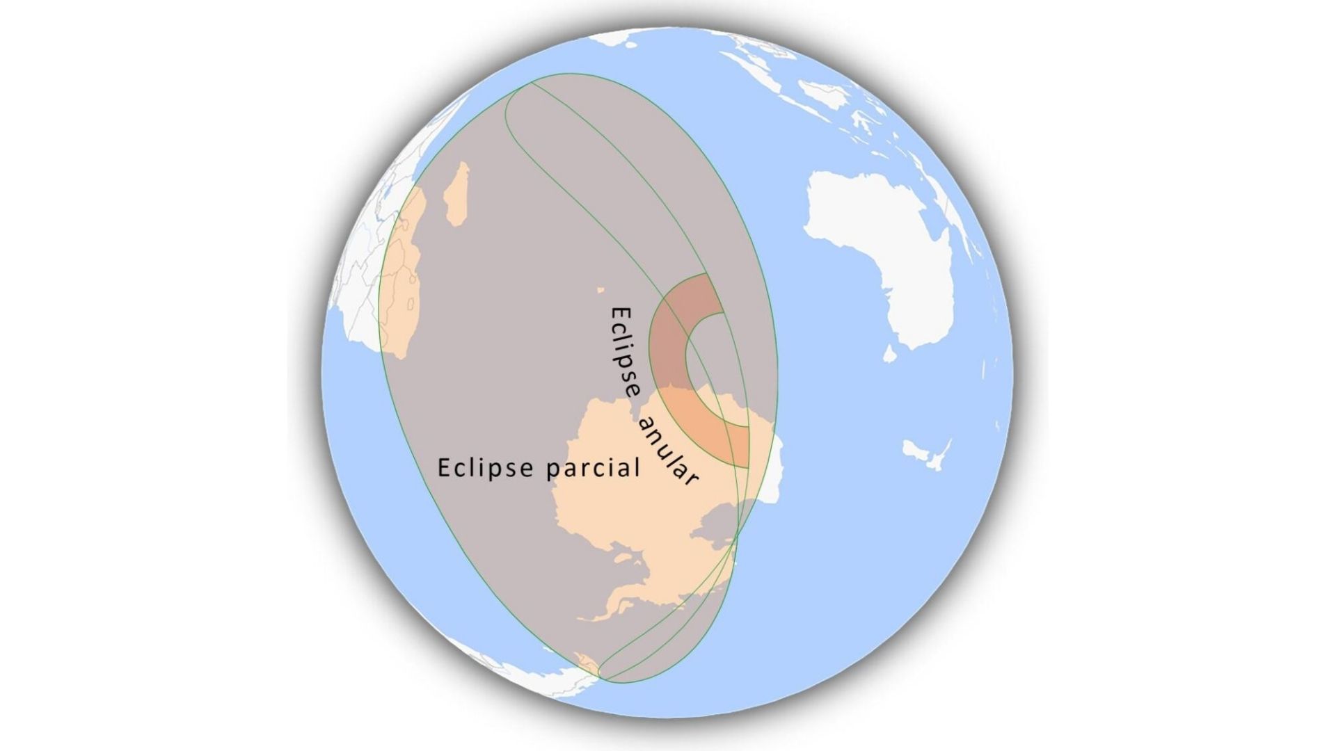 El 17 de febrero el Sol formará un anillo visible en la Antártida.