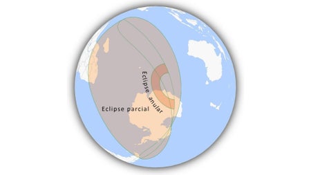 El 17 de febrero el Sol formará un anillo visible en la Antártida.