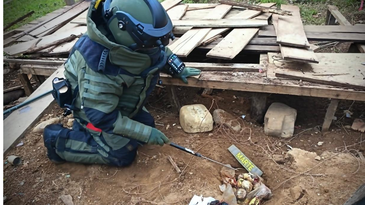 Soldados de la Décima Segunda Brigada del Ejército Nacional.