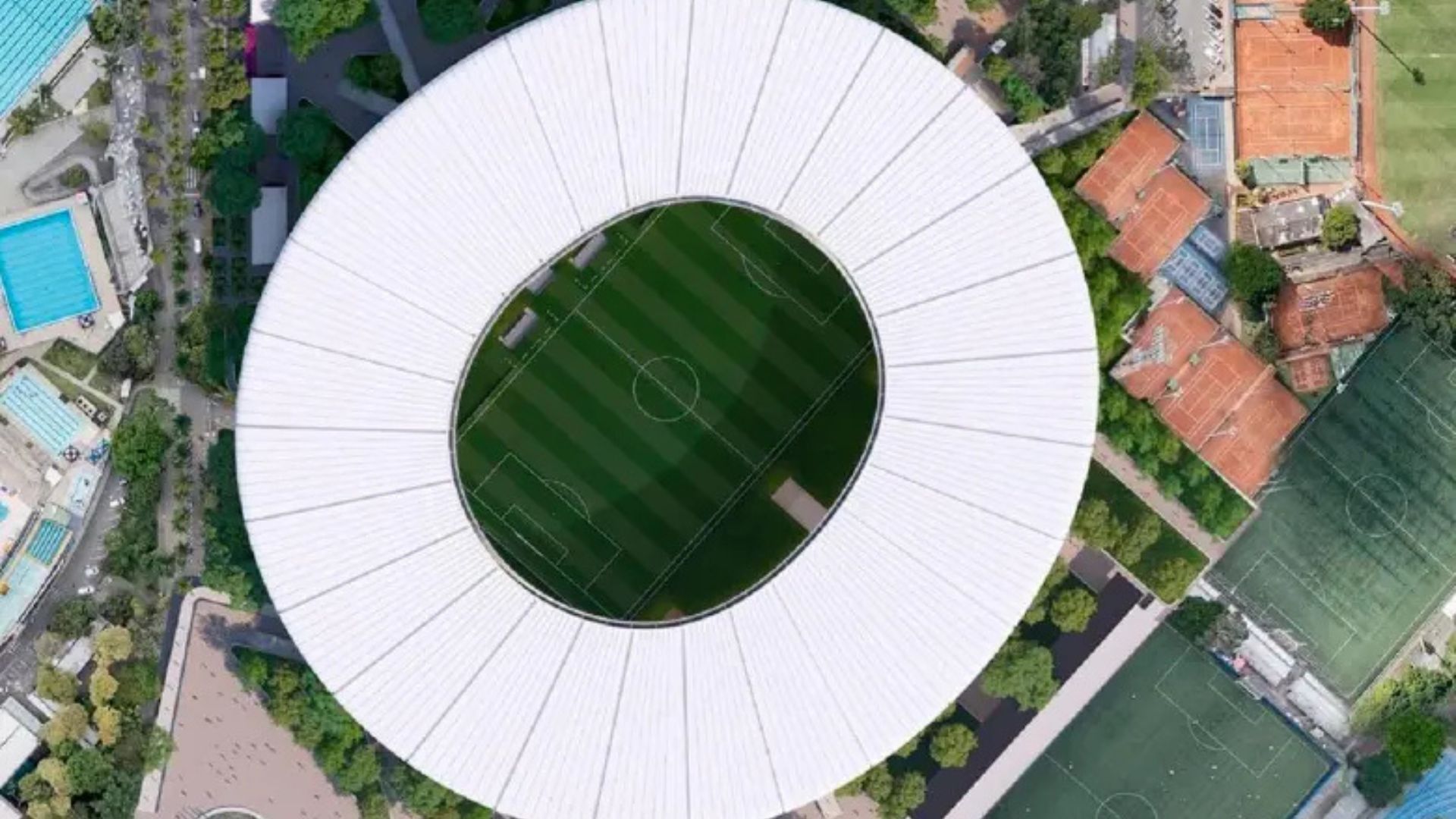 El estadio tendrá un nuevo techo que protegerá a las hinchadas.