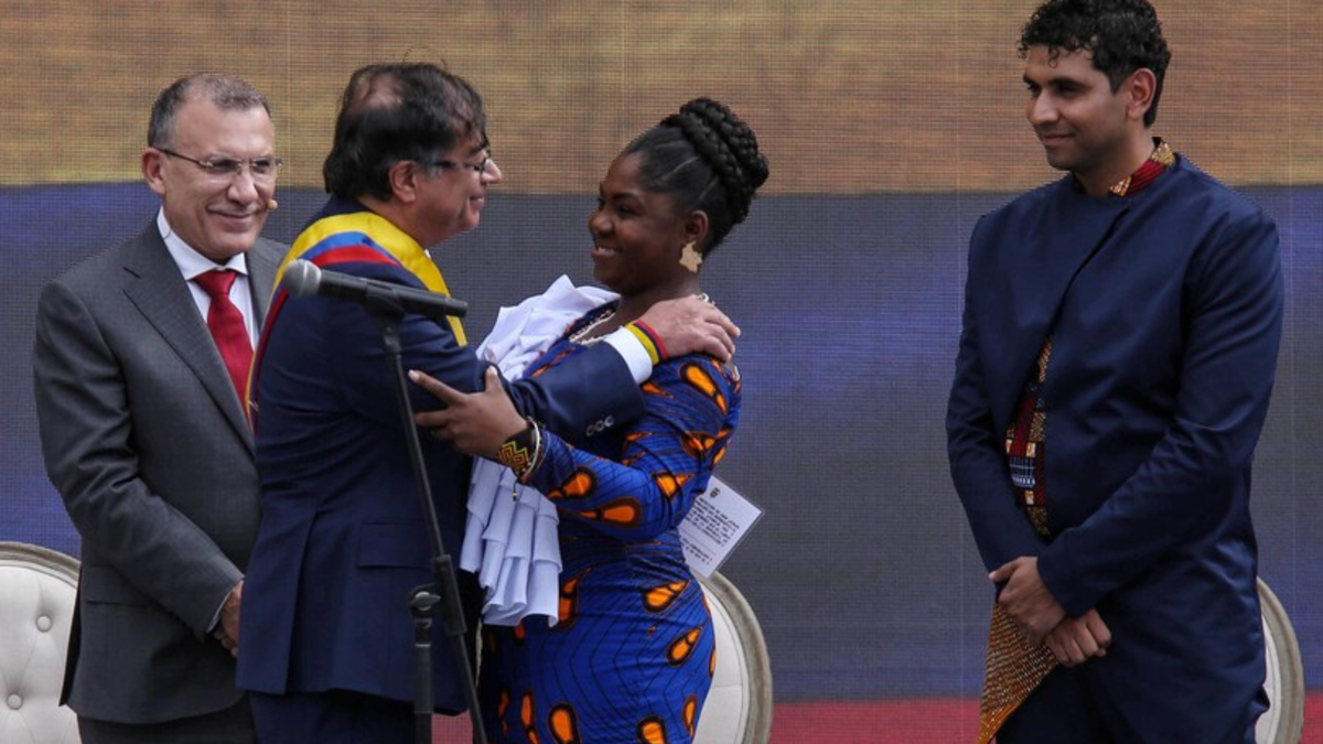 Presidente Gustavo Petro y David Racero.