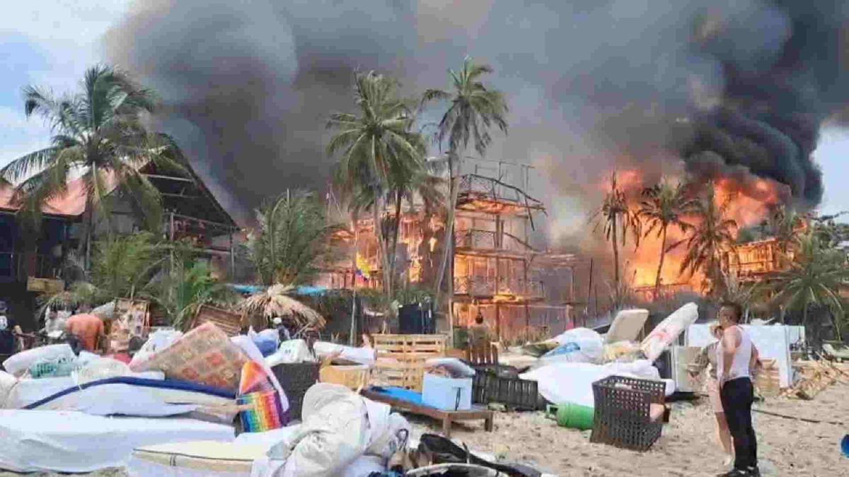 Incendio en hostal de Mendihuaca, Magdalena.