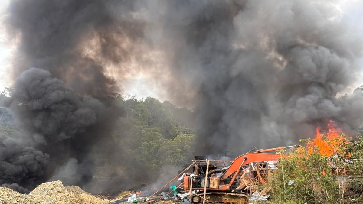 Una operación conjunta y coordinada permitió intervenir 32 unidades de producción minera ilegal en el corregimiento de Tutunendo, en Quibdó, Chocó