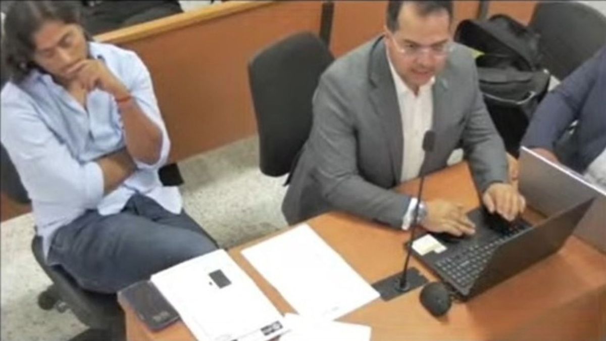 Nicolás Petro en audiencia